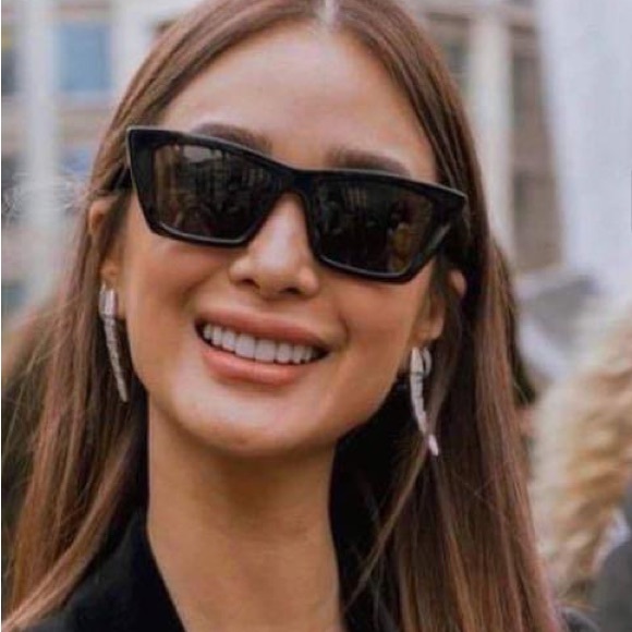 NEW SAINT LURENT CAT EYE SUNGLASSES SL276 001 NEW SAINT LAURENT MICA SL 276 - Picture 1 of 14